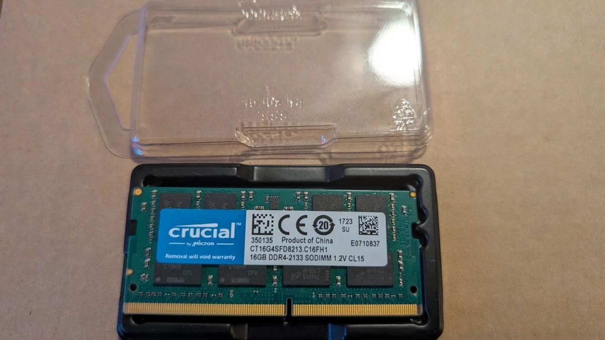 Crucial PC4-17000 (DDR4-2133) Bus Speed Computer RAM 16 GB Total