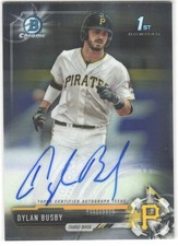 2017 Bowman Draft Dylan Busby #CDA-DB Chrome Draft Pick Autographs AU