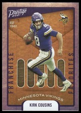 Kirk Cousins 2021 Panini Prestige #FF-15 Franchise Favorites Minnesota Vikings