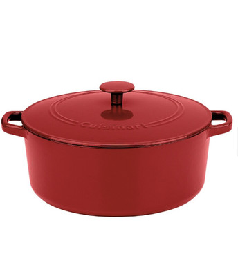 Cuisinart 7 Qt. Round Covered Casserole Cardinal Red