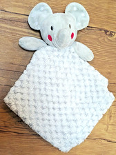 Gray Elephant Lovey Plush Baby Toy Polka Dot Ears Stuffed Animal