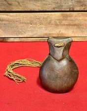 Antique Handmade Chestnut Castanets Percussion Instrument