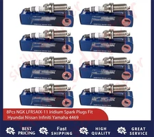 8 x NGK 4469 Iridium IX Spark Plugs LFR5AIX11 For Hyundai Nissan Infiniti Yamaha