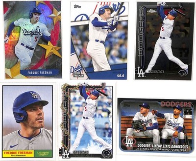 Freddie Freeman LA Dodgers Topps SWEET SPOT Chrome Holiday Inserts 6 CARD LOT