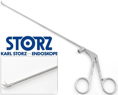 KARL STORZ 28164MZE ENT Nasal Delicate Micro Fine 45° Upturn 5mm Jaw Scissors 8''