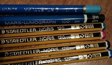 Staedtler pencils Germany Mars Noris  - Vintage Lot
