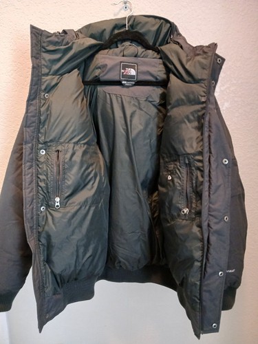 The North Face Hyvent Goose Down Hooded Coat Jacket Charcoal Men's Size Large - Picture 7 of 12