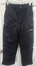 Boys Skigear Snowpants Black Youth Medium 10-12 