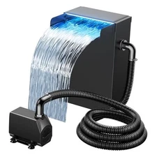  Pond Waterfall Spillway Kit, Includes Large 7.8" W 13.4" H Stainless 7.8"W