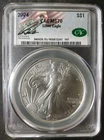 2024 $1 American Silver Eagle Dollar CAC MS70