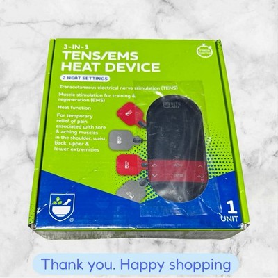 Rite Aid 3-1 Tens/EMS HEAT DEVICE 2 Heat Settings NEW SHIPPING