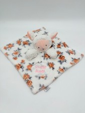 Snuggle Buddy Lamb Lovey Security Blanket floral Sheep Baby Nursery Plush