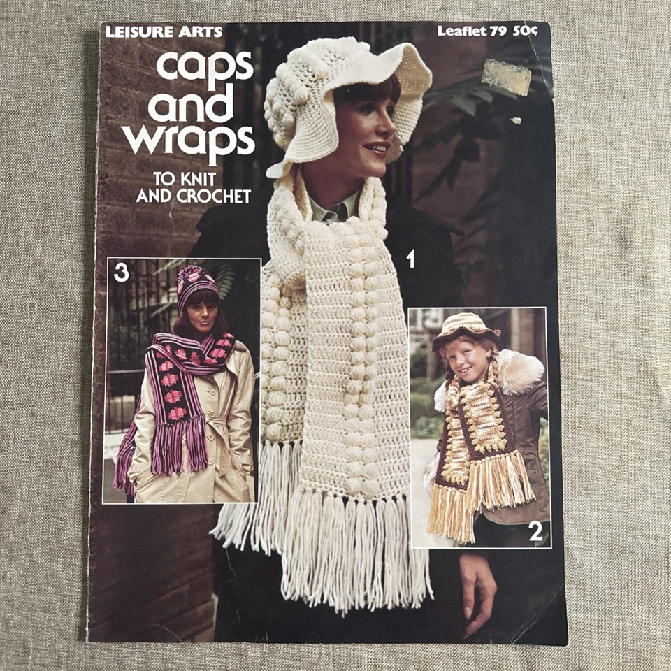 Lot Of 7 Leisure Arts Crochet Pattern Leaflets, Various Projects/Themes - Image 4 of 4