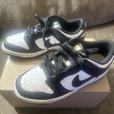 Nike Dunk Low GS New CW1590 100 White Black Youth "Panda" Size 4.5 Y