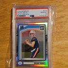 Panini Donruss Drake Maye Patriots #379 Optic Preview Prizm PSA 10