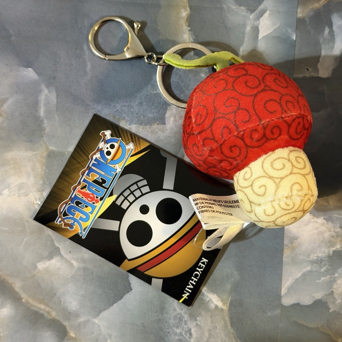 One Piece Mystery Devil Fruit Plush Keychain - Human Human Fruit