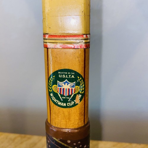 Vintage Bancroft Wightman Cup Team Wooden Tennis Raquet - Picture 2 of 7