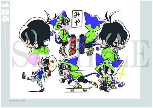 SK8 Infinity Design Woriks Official Set Materials Character