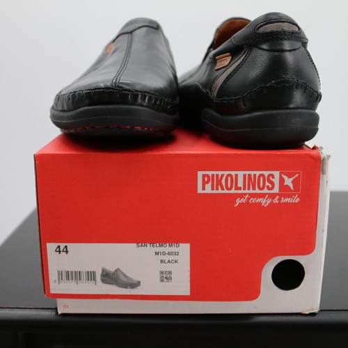 Pikolinos San Telmo M1D-6032 Loafers Mens Size 10-10.5 Black Leather Flat Shoes - Picture 12 of 13