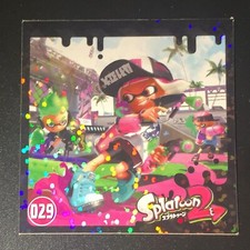 Splatoon 2 029 Sticker Seal Prism Holo Nintendo 2017 Japanese