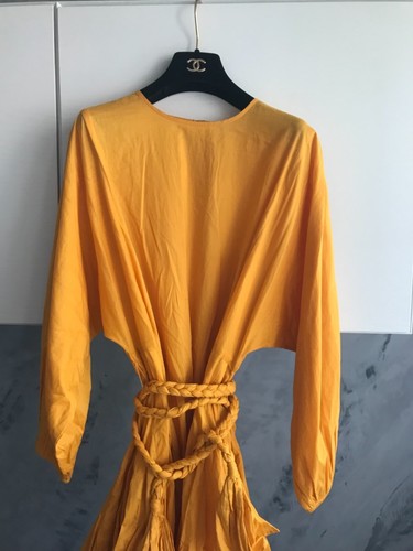 RHODE DAMEN KLEID GRÖSSE S - 40/42 ITALIENISCH FARBE SAFRAN AUS BAUMWOLLE - Bild 3 von 19