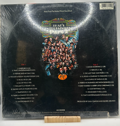 THAT'S ENTERTAINMENT - PART 2 - MCA 6155 VINYL LP 12" SEALED - Picture 2 of 2