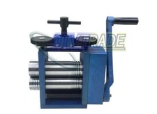 3" Manual Jewelry Combination Press Rolling Mill Machine Wire Flat Metal Sheet