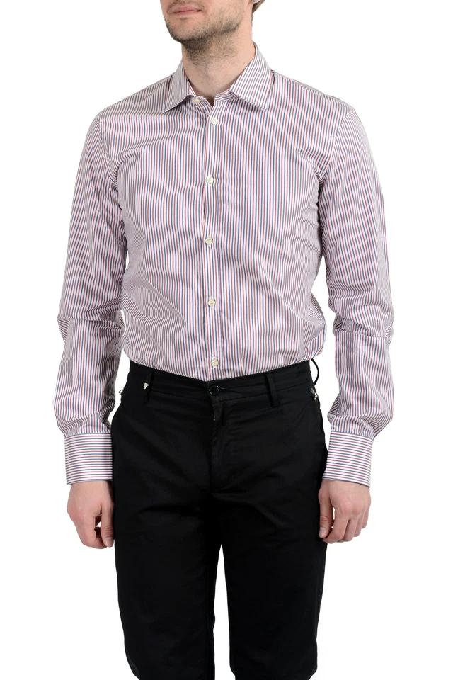 Dsquared2 Men's Striped Long Sleeve Casual Shirt - Image 4 of 4