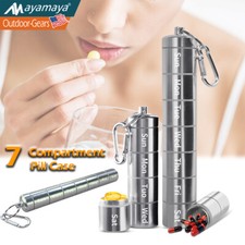 7 Day Weekly Pill Organizer Waterproof Medicine Container Dispenser Storage Box