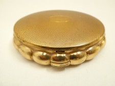 VINTAGE BRASS MAKE UP COMPACT KIGU JOSEPH & GUSTAV KIASCHEK PRAGUE