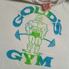 VTG 80s Gold's Gym tshirt fitness Single Stich Made in USA