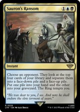 x1 Sauron's Ransom R MTG The Lord of the Rings: Tales of Middle-Earth M/NM, Engl