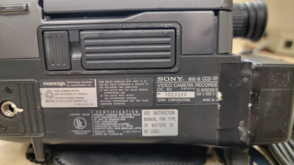 Sony HandyCam CCD-TRV30 Video8 Camcorder | eBay
