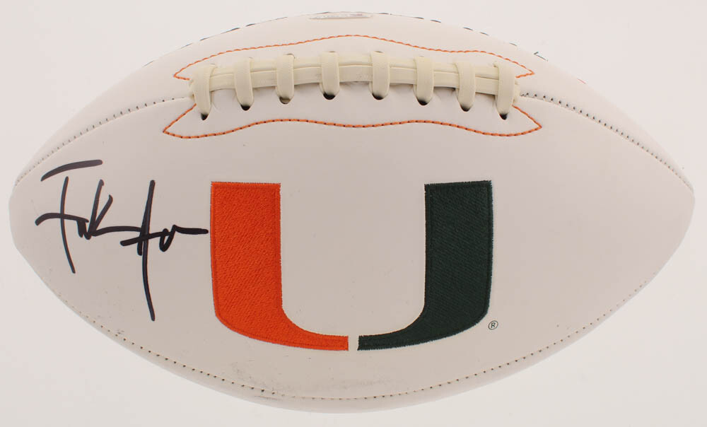 Frank Gore Autographed Signed Miami Hurricanes Football Beckett 