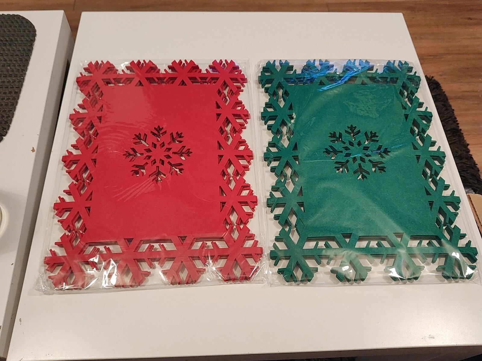 12pc Christmas Placemats Table Placemats and Coaster Set eBay