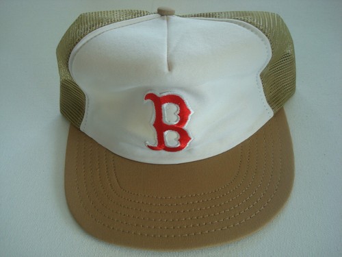 BOSTON RED SOX USA MADE   80S 90S SNAPBACK HAT CAP VINTAGE S3