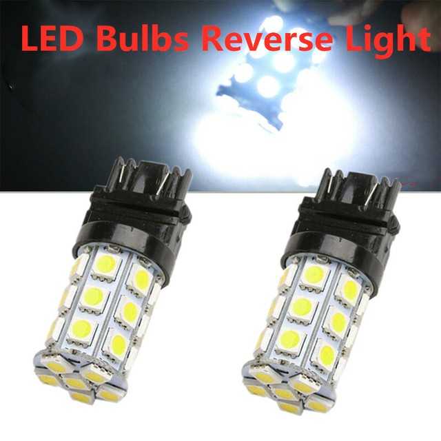 Pair White LED 3156 3157 Backup Reverse Light Bulbs For 19982011 Ford
