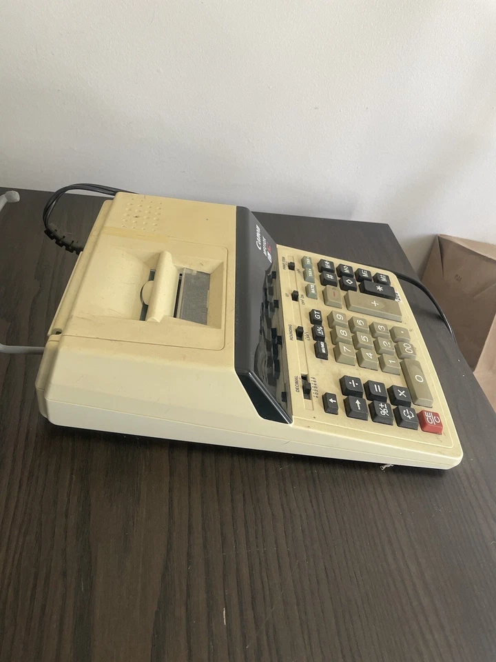 Canon MP21DX Business Calculator 2 Color Printer 12 Digits TESTED Working Read!! - Image 3 of 4