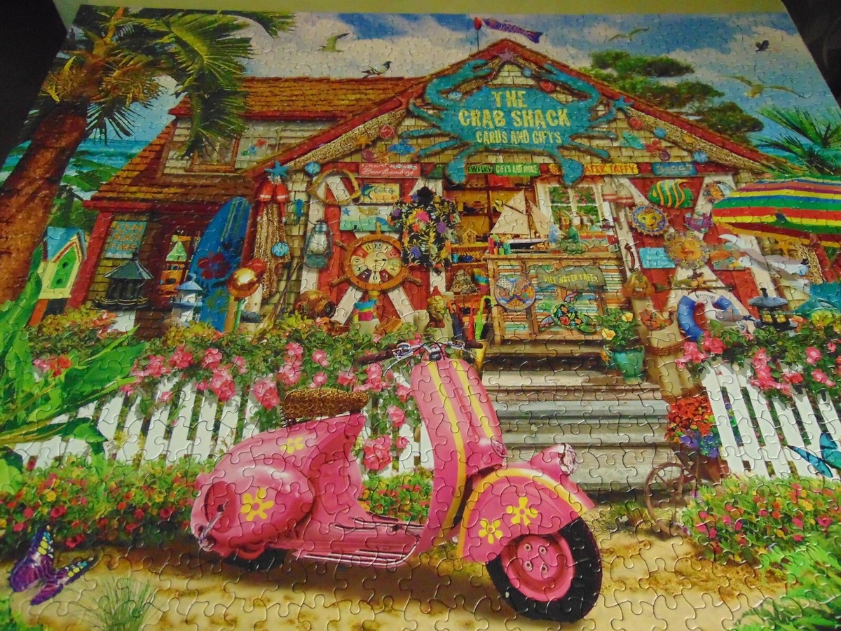 White Mountain The Crab Shack Jigsaw Puzzle 1000 Piece Larger