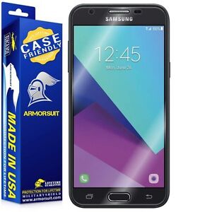 Armorsuit Samsung Galaxy J3 17 Case Friendly Screen Protector Ebay