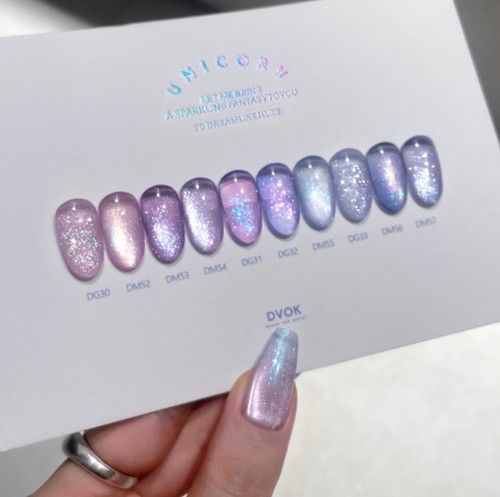 DVOK Unicorn Magnet Gel nail Polish Collection 10ml * 10Colors Set - Picture 3 of 12