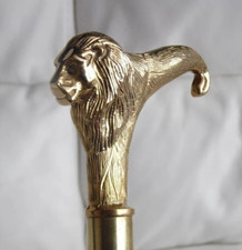 Fancy Handmade Lion Walking Cane for Men Unique Walking Stick Designer Wood Cane