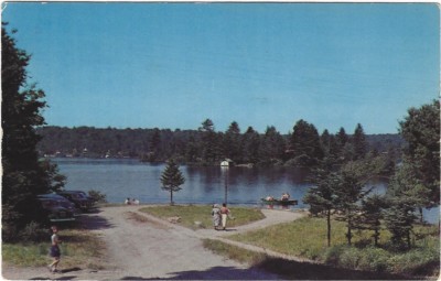 1953 postcard - Otter Lake, Adirondack Mountains, New York | eBay