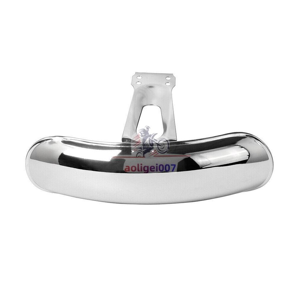 Universal Front Fender Chrome Mudguard Guard For Honda CG125 GN125 Cafe ...