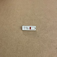 Lapel Pin - 1% Battery