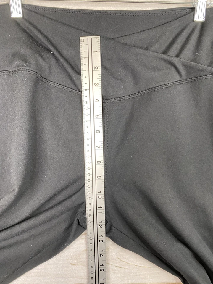 Danskin Legging Womens XL Black Yoga Bootcut Pull On Crossover Waist Activeware - Image 4 of 4