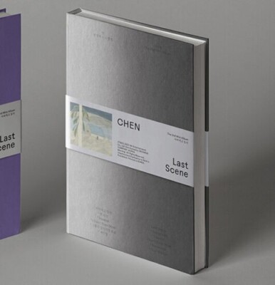 EXO CHEN LAST SCENE 3rd Mini Album PHOTO BOOK GRAY Ver CD+Foto Buch+2 Karte