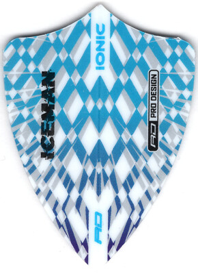 RED DRAGON FREESTYLE IONIC GERWYN PRICE ''ICEMAN'' Dart Flights: 3 per set
