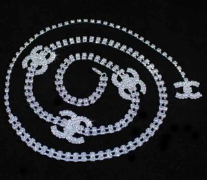rhinestone chain belts
