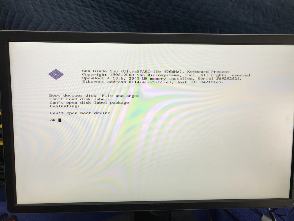 Vintage Sun Microsystems SunBlade 150 with UltraSPARC-IIe 400MHz, 2GB RAM - Image 2 of 4